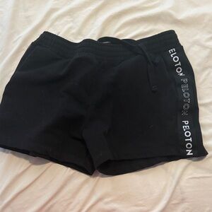 Peloton Black Athletic Shorts